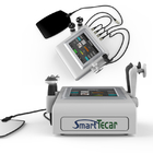 عودة آلام الركبة آلة العلاج الطبيعي RF Tecar الإنفاذ الحراري 448 كيلو هرتز RET CET مقابض ثلاثية الأقطاب