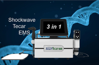 آلة العلاج Tecar المحمولة 3 في 1 مع Shockwave EMS لتخفيف الآلام وتشكيل الجسم وتقليل التمدد وتأثير السيلوليت