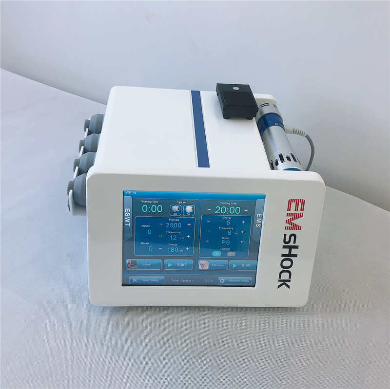 5-200 Mj Muscle Relaxer Machine ، جهاز العلاج بالموجات الصدمية لتخفيف الآلام