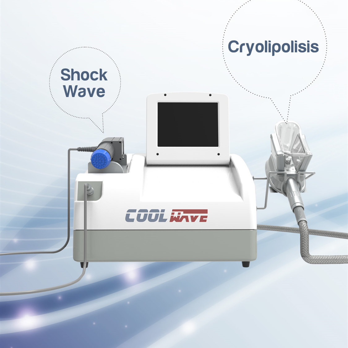 آلة تجميد الدهون ذات الموجة الباردة Cryolipolysis للحد من السيلوليت Noninvasive