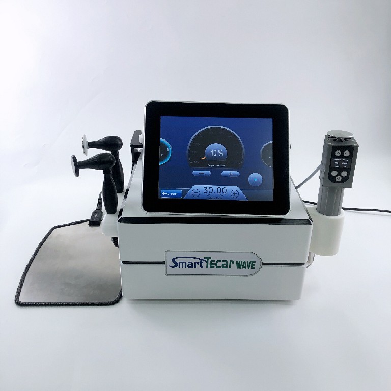 آلة العلاج Tecar الفيزيائية المحمولة متعددة الوظائف مع موجة الصدمة EMS
