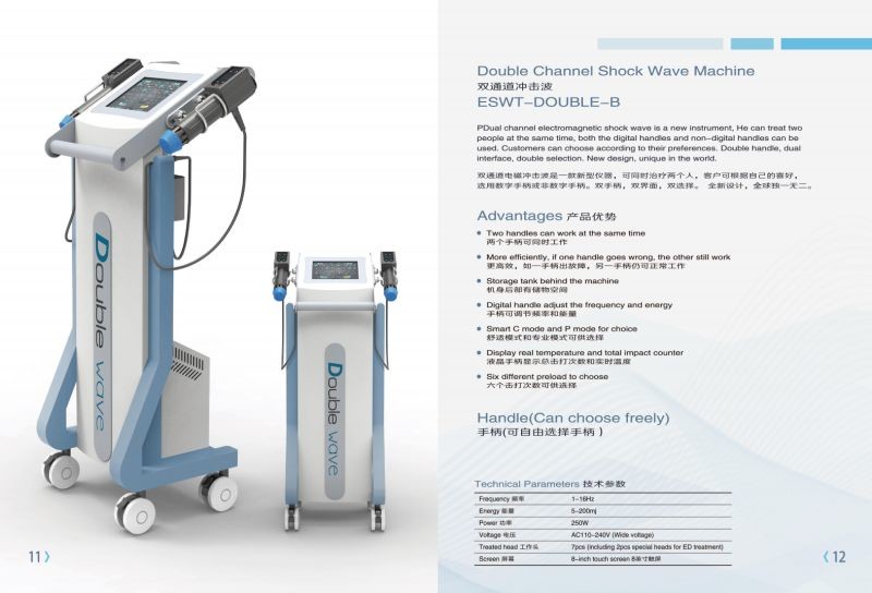 آلة العلاج بالمستخدمين Acoustic ED لضعف الانتصاب الصين / Shockwave Cryotherapy Slimming