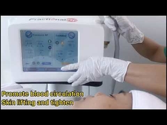 Portable rf fractional microneedle device for chin neck wrinkle reduction anti-aging